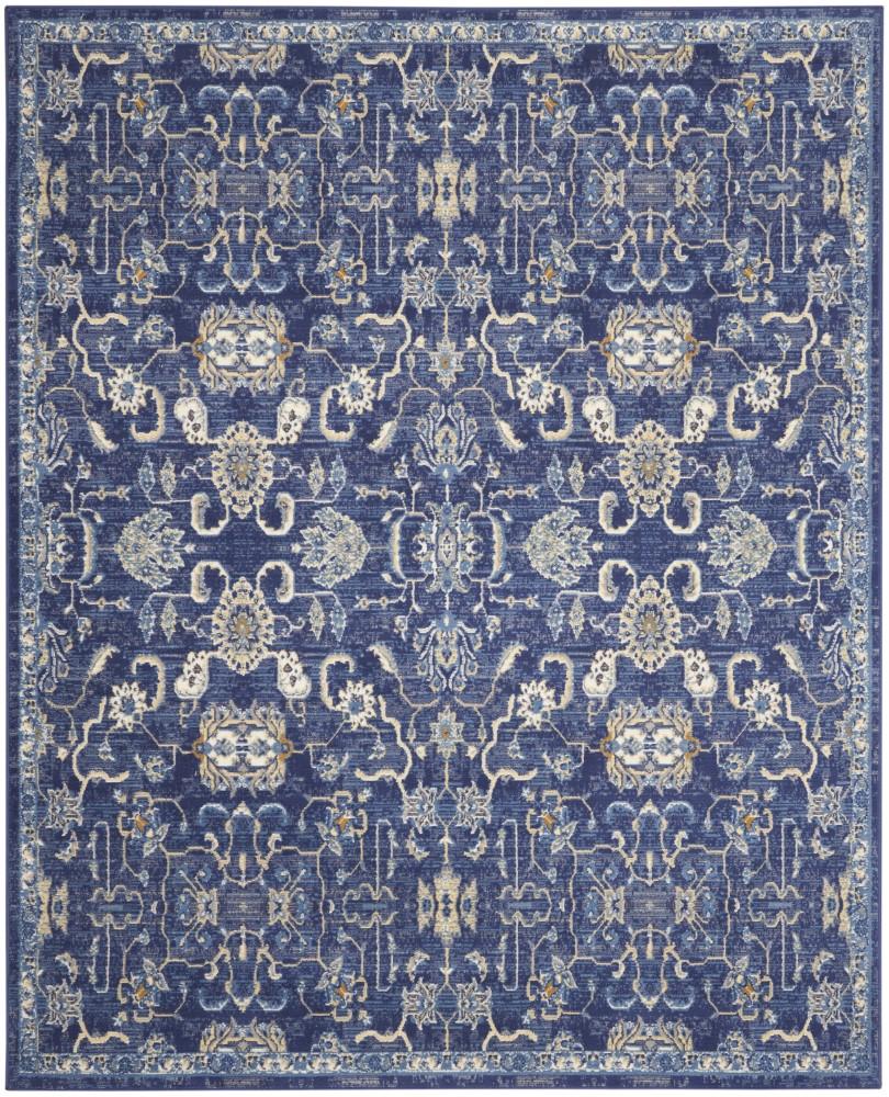 Nourison - Grafix Area Rug - 7 x 10 Navy - GRF24-99446809858 veiw 1