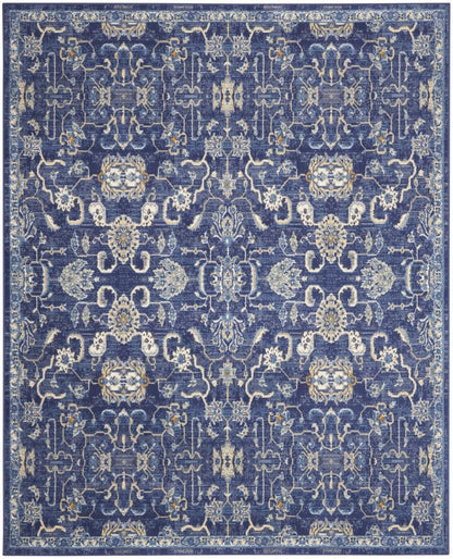 Nourison - Grafix Area Rug - 7 x 10 Navy - GRF24-99446809858 veiw 1