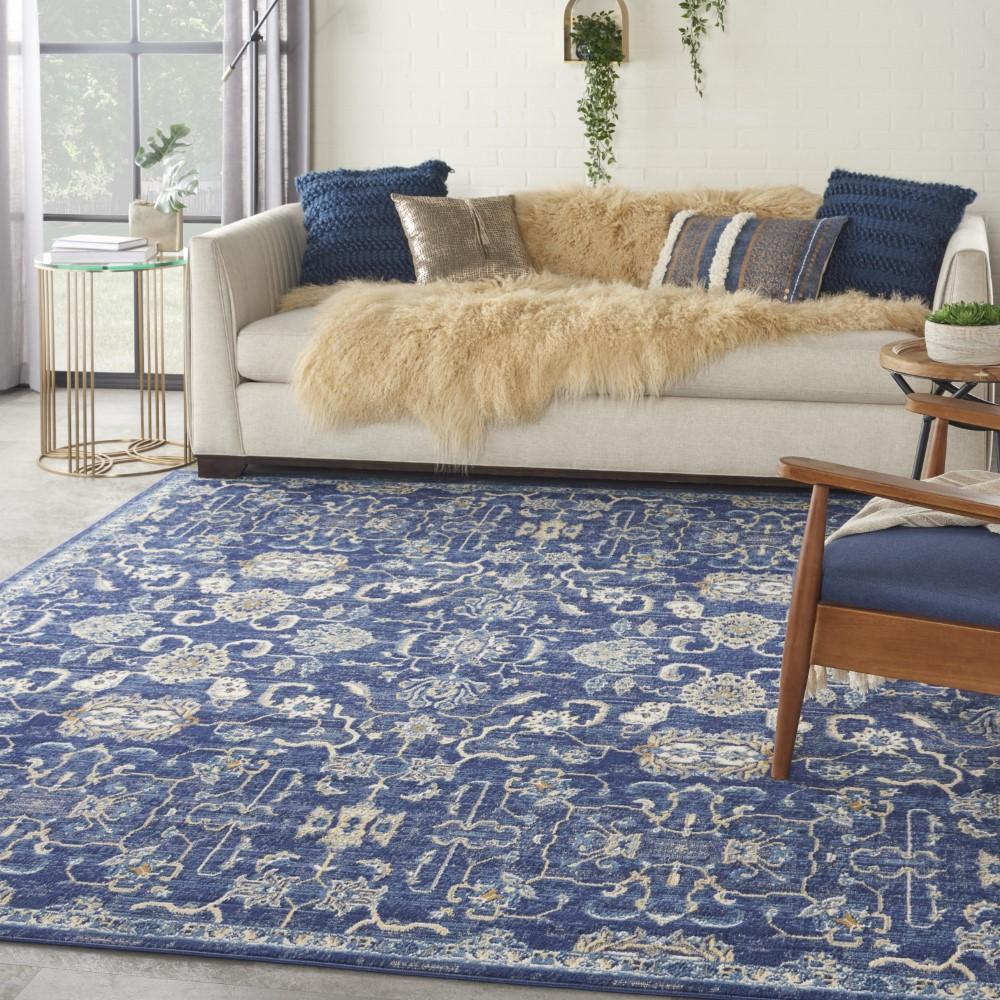 Nourison - Grafix Area Rug - 7 x 10 Navy - GRF24-99446809858 veiw 2