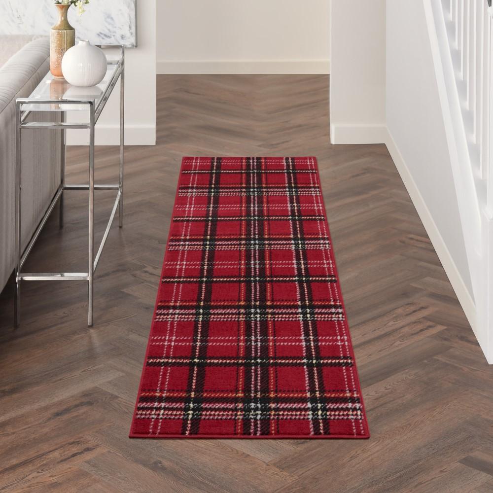 Nourison - Grafix Area Rug - 23in x 76in Red - GRF03-99446810021 veiw 2