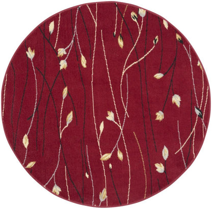 Nourison - Grafix Area Rug - 53in x ROUND Red - GRF15-99446810366 veiw 1