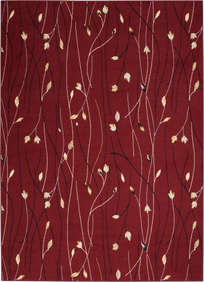 Nourison - Grafix Area Rug - 6 x 9 Red - GRF15-99446810373 veiw 1