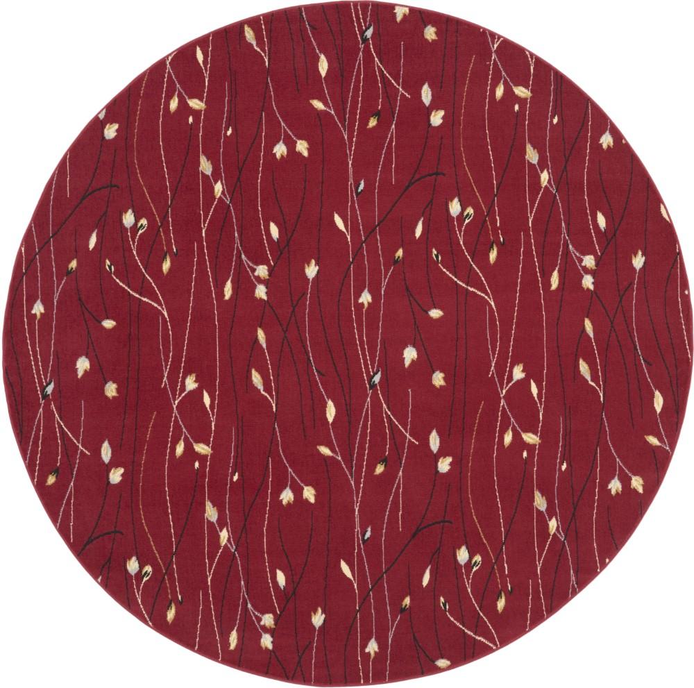 Nourison - Grafix Area Rug - 8 x ROUND Red - GRF15-99446810397 veiw 1