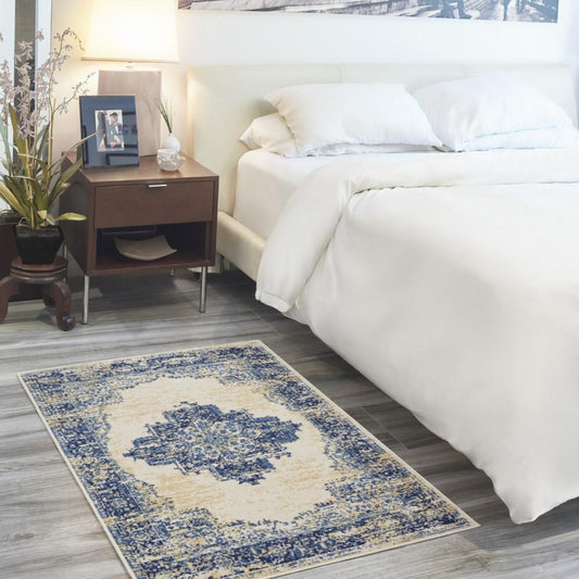 Nourison - Grafix Area Rug - 3 x 5 White - GRF14-99446810052 veiw 2