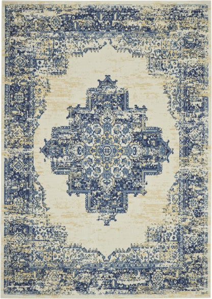 Nourison - Grafix Area Rug - 7 x 10 White - GRF14-99446810120 veiw 1