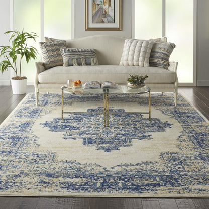 Nourison - Grafix Area Rug - 7 x 10 White - GRF14-99446810120 veiw 2