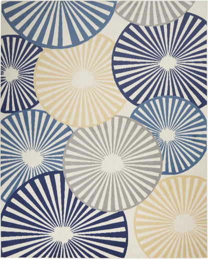 Nourison - Grafix Area Rug - 7 x 10 White - GRF20-99446810557_CLOSEOUT veiw 1