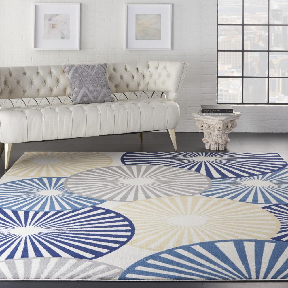 Nourison - Grafix Area Rug - 7 x 10 White - GRF20-99446810557_CLOSEOUT veiw 2