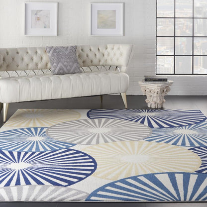 Nourison - Grafix Area Rug - 7 x 10 White - GRF20-99446810557_CLOSEOUT veiw 2