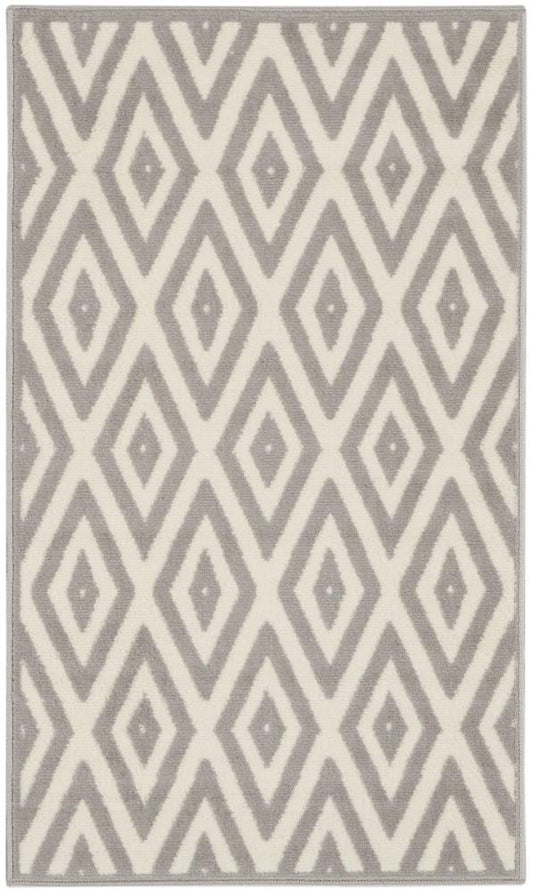 Nourison - Grafix Area Rug - White/Bone - GRF18-99446810267 veiw 1