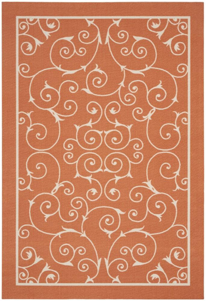 Nourison - Home & Garden Area Rug - 43in x 63in Orange - RS019-99446110756_CLOSEOUT veiw 1
