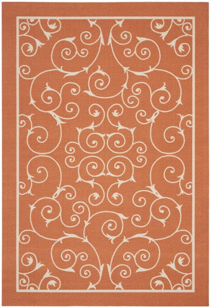 Nourison - Home & Garden Area Rug - 43in x 63in Orange - RS019-99446110756_CLOSEOUT veiw 1