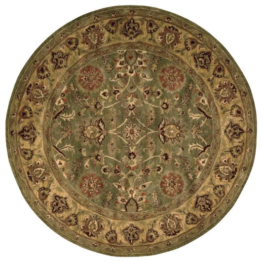 Nourison - Jaipur JA12 Green Multicolor 8 x Round Rug - JA12-99446699541_CLOSEOUT veiw 1