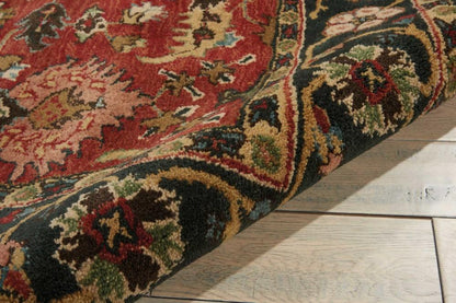 Nourison - Jaipur JA35 Red Multicolor 8 x Round Rug - JA35-99446011510_CLOSEOUT veiw 2