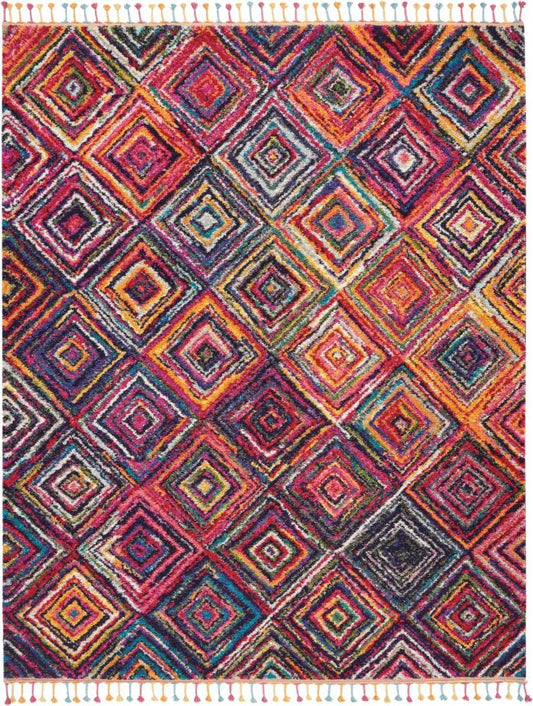 Nourison - Nomad NMD01 Red 710in x 106in Oversized Rug - NMD01-99446461087_CLOSEOUT veiw 1