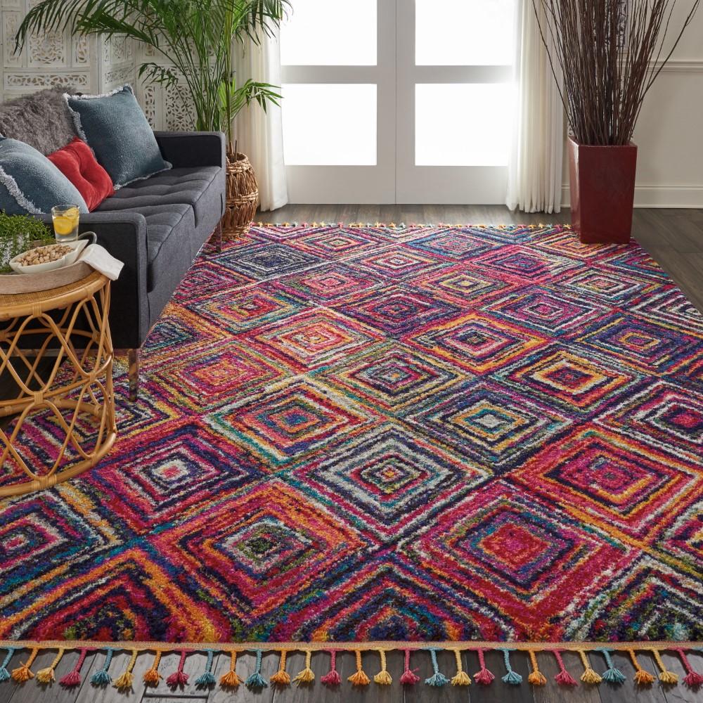 Nourison - Nomad NMD01 Red 710in x 106in Oversized Rug - NMD01-99446461087_CLOSEOUT veiw 2