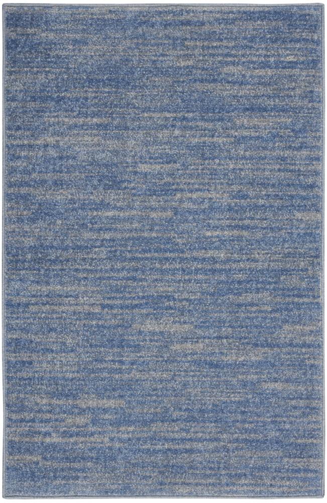 Nourison - Nourison Essentials Area Rug - Bone/Blue - NRE01-99446821843 veiw 1