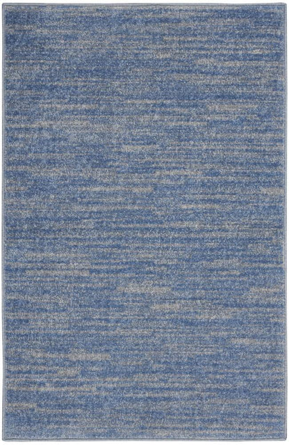 Nourison - Nourison Essentials Area Rug - Bone/Blue - NRE01-99446821843 veiw 1