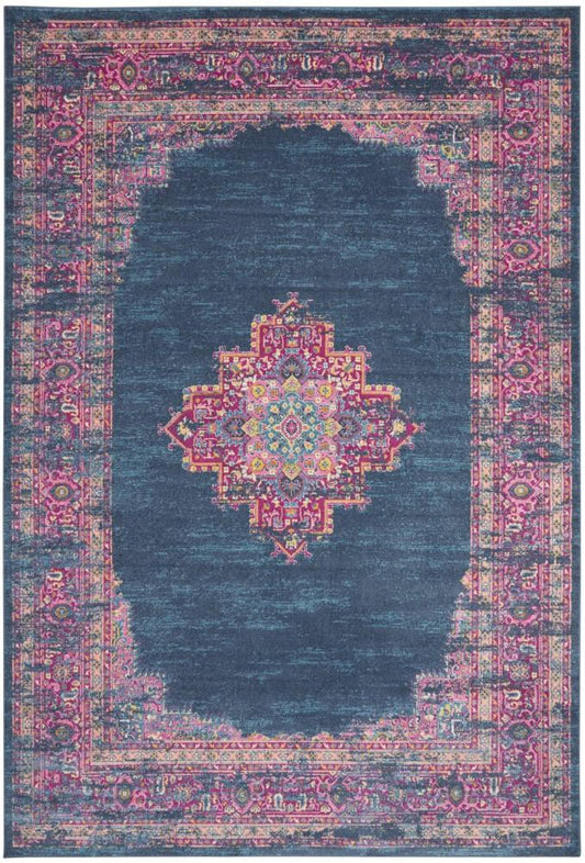 Nourison - Passion Area Rug - 10 x 14 Blue - PSN03-99446815057 veiw 1