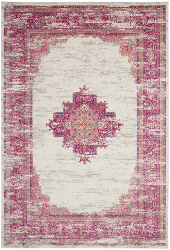 Nourison - Passion Area Rug - 10 x 14 Ivory/Fushia - PSN03-99446815163 veiw 1