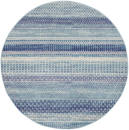 Nourison - Passion Area Rug - 53in x ROUND Navy Blue - PSN26-99446853073 veiw 1