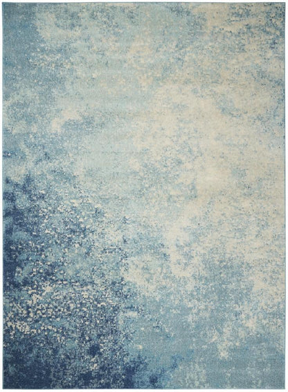 Nourison - Passion Area Rug - 9 x 12 Navy/Light Blue - PSN10-99446817754 veiw 1