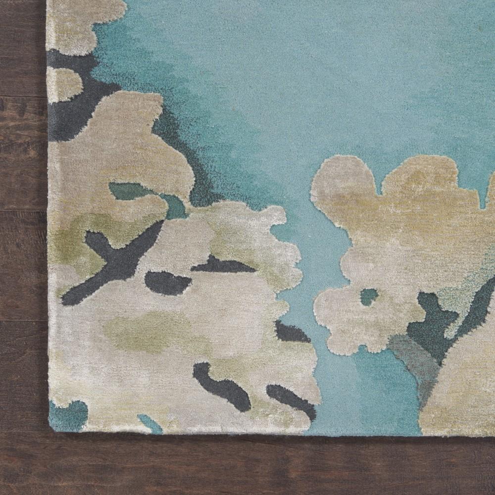 Nourison - Prismatic Area Rug - 23in x 3 Aqua - PRS06-99446394491_CLOSEOUT veiw 2