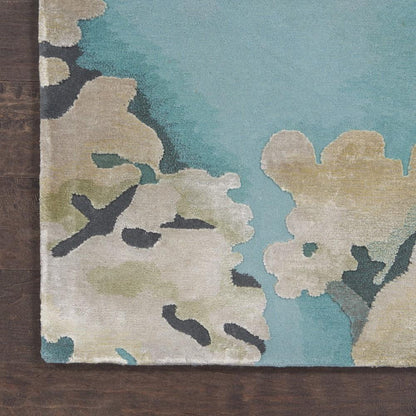 Nourison - Prismatic Area Rug - 23in x 3 Aqua - PRS06-99446394491_CLOSEOUT veiw 2