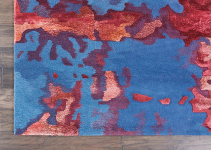 Nourison - Prismatic Area Rug - 99in x 139in Blue/Flame - PRS13-99446142771 veiw 2