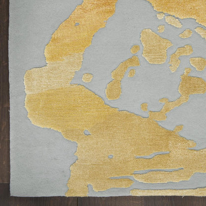 Nourison - Prismatic Area Rug - Bone/Gold - PRS19-99446814265 veiw 2