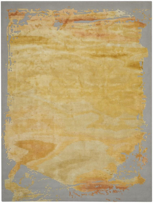 Nourison - Prismatic Area Rug - Bone/Gold - PRS19-99446814272 veiw 1