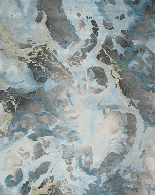 Nourison - Prismatic Area Rug - Bone/Slate - PRS14-99446141590 veiw 1