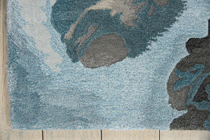 Nourison - Prismatic Area Rug - Bone/Slate - PRS14-99446141590 veiw 2