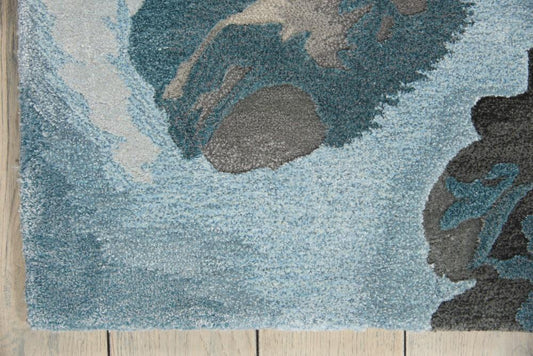 Nourison - Prismatic Area Rug - Bone/Slate - PRS14-99446141590 veiw 2