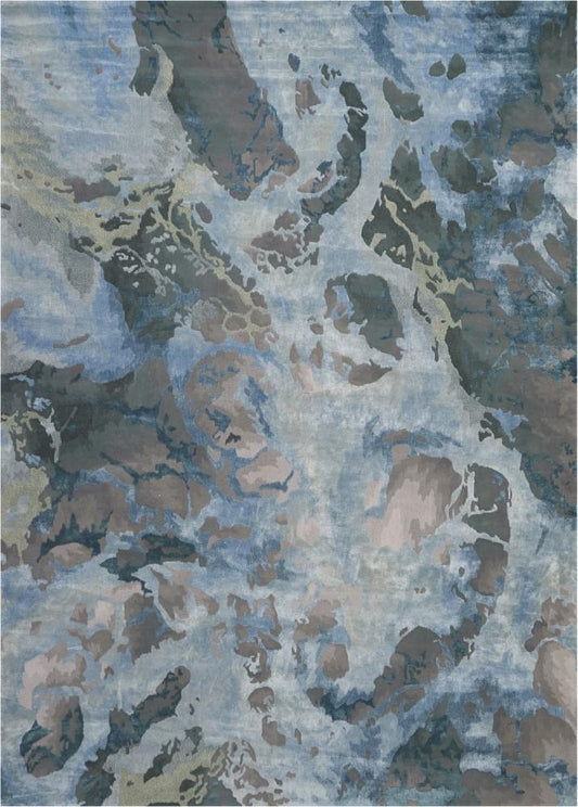 Nourison - Prismatic Area Rug - Bone/Slate - PRS14-99446143426 veiw 1