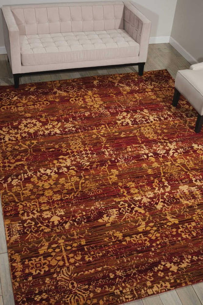 Nourison - Rhapsody RH011 Multicolor 79in x 99in Rug - RH011-99446187024_CLOSEOUT veiw 2