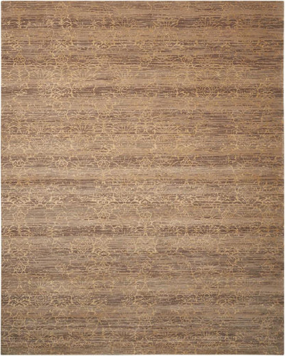 Nourison - Silken Allure SLK26 Brown 79in x 99in Rug - SLK26-99446168825_CLOSEOUT veiw 1