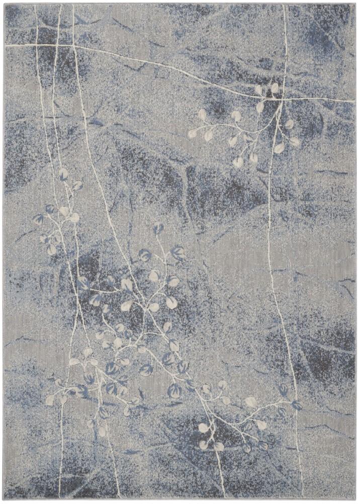 Nourison - Somerset Area Rug - 79in x 1010in Silver/Blue - ST74-99446312105 veiw 1