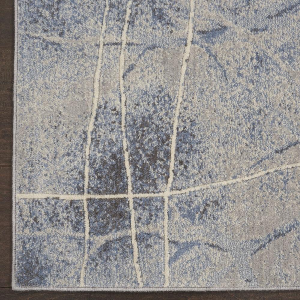 Nourison - Somerset Area Rug - 79in x 1010in Silver/Blue - ST74-99446312105 veiw 2