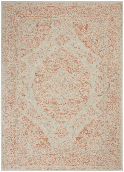 Nourison - Tranquil Area Rug - 53in x 73in Ivory/Pink - TRA11-99446814647_CLOSEOUT veiw 1
