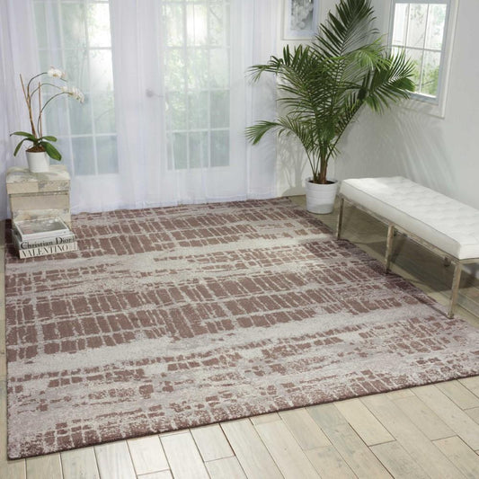Nourison - Twilight TWI10 Charcoal and Grey 12x15 Oversized Rug - TWI10-99446292896_CLOSEOUT veiw 2
