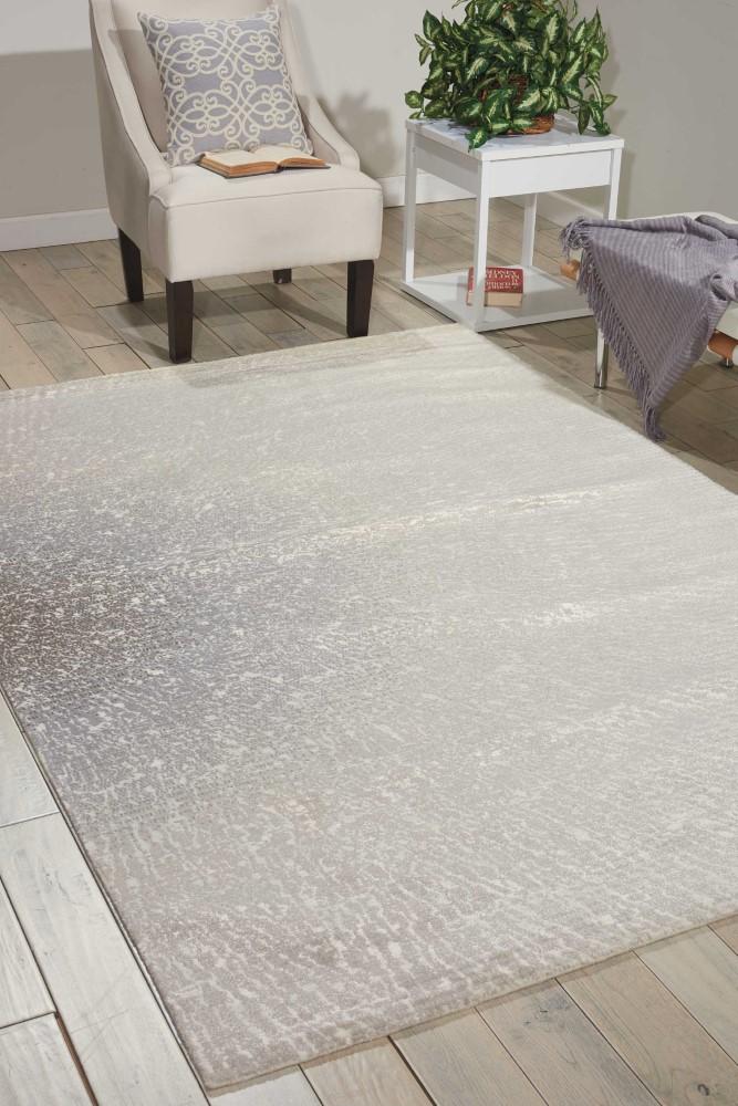 Nourison - Twilight TWI12 Ivory/Bone 12x15 Oversized Rug - TWI12-99446293251 veiw 2