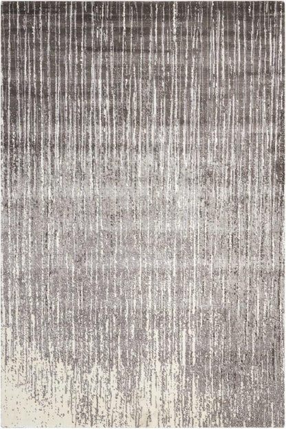 Nourison - Twilight TWI14 Black and White 12x15 Oversized Rug - TWI14-99446293411_CLOSEOUT veiw 1