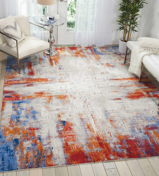 Nourison - Twilight TWI26 Multicolor 12x15 Oversized Rug - TWI26-99446080417_CLOSEOUT veiw 2