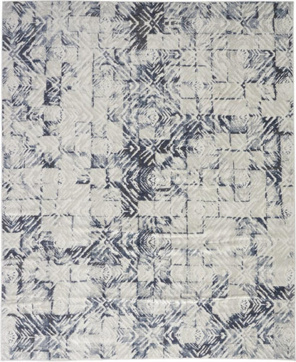 Nourison - Urban Decor Area Rug - 9 x 12 Ivory/Blue - URD02-99446467003_CLOSEOUT veiw 1