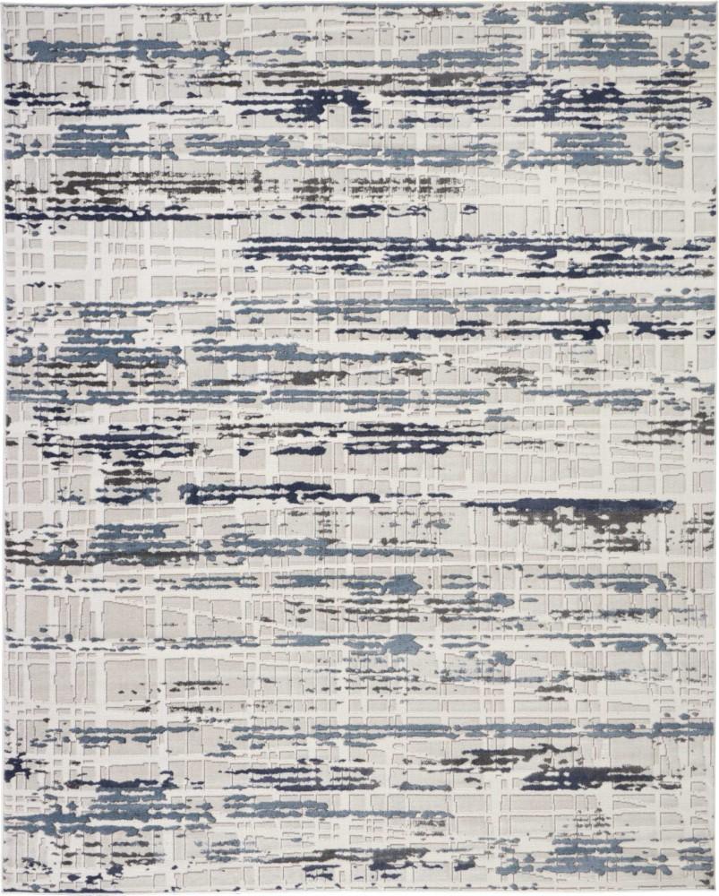 Nourison - Urban Decor Area Rug - 9 x 12 Ivory/Slate - URD03-99446467065_CLOSEOUT veiw 1