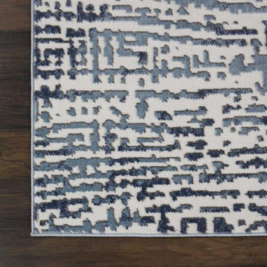 Nourison - Urban Decor Area Rug - 9 x 12 Slate/Ivory - URD01-99446466938_CLOSEOUT veiw 2