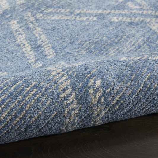 Nourison - Venosa Area Rug - 83 x 116in Blue/Ivory - VSN01-99446786968 - CLOSEOUT veiw 2