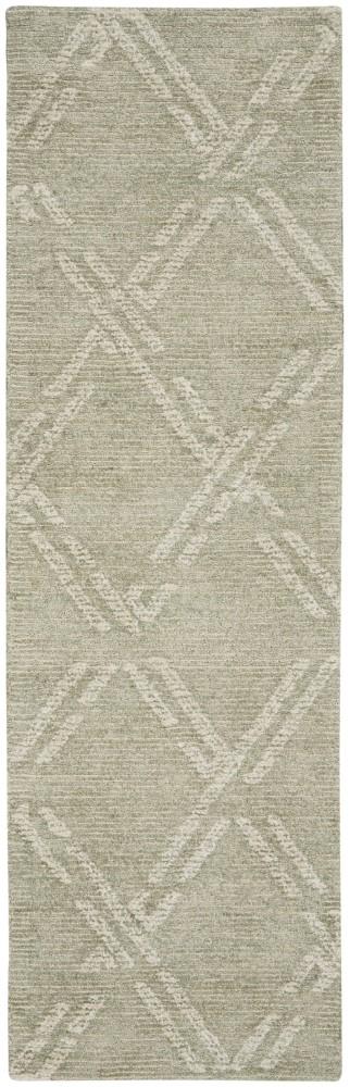Nourison - Venosa Runner Area Rug - 23in x 76in Green Ivory - VSN01-99446787217 - CLOSEOUT veiw 1