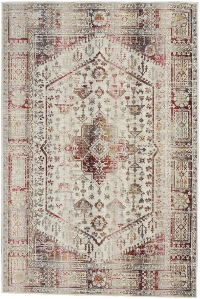 Nourison - Vintage Kashan Area Rug - 53in x 710in Ivory Red - VKA08-99446852472 veiw 1